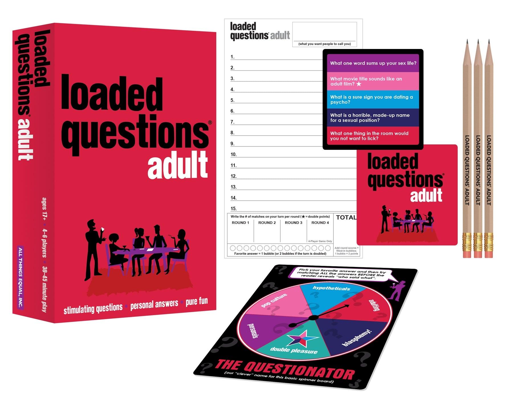 Adult Loaded Questions - (Newly Updated!) - Sapphic Society