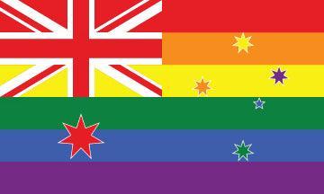 Australia LGBTQ+ Pride Flag - Sapphic Society