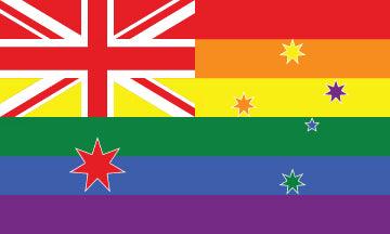 Australia LGBTQ+ Pride Flag - Sapphic Society