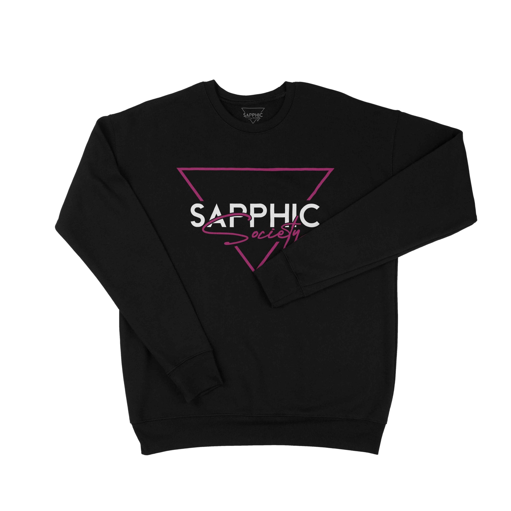 Black Logo Sweatshirt - Sapphic Society