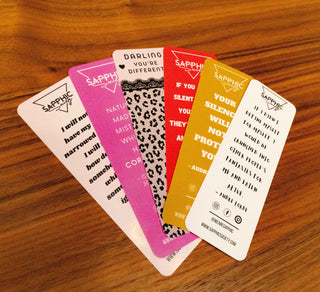 Bookmarks (6 Pack) - Sapphic Society