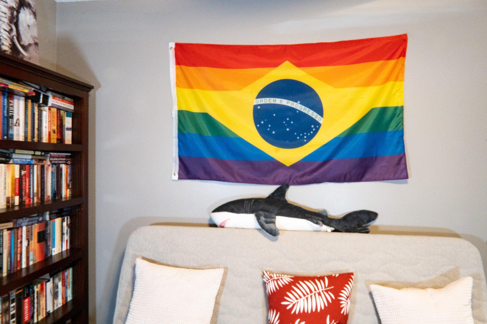 Brazil LGBTQ+ Pride Flag - Sapphic Society