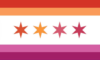 Chicago Lesbian Pride Flag - Sapphic Society