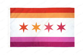 Chicago Lesbian Pride Flag - Sapphic Society