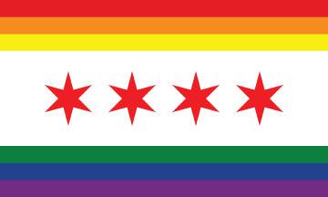 Chicago LGBTQ+ Pride Flag - Sapphic Society