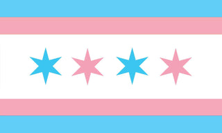 Chicago Transgender Pride Flag - Sapphic Society