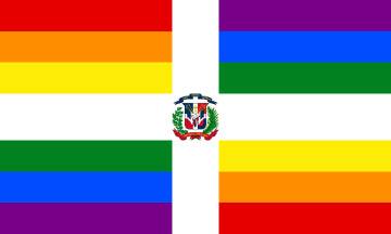 Dominican Republic LGBTQ+ Pride Flag - Sapphic Society