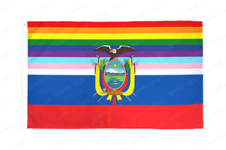 Ecuador LGBTQ+ Pride Flag - Sapphic Society