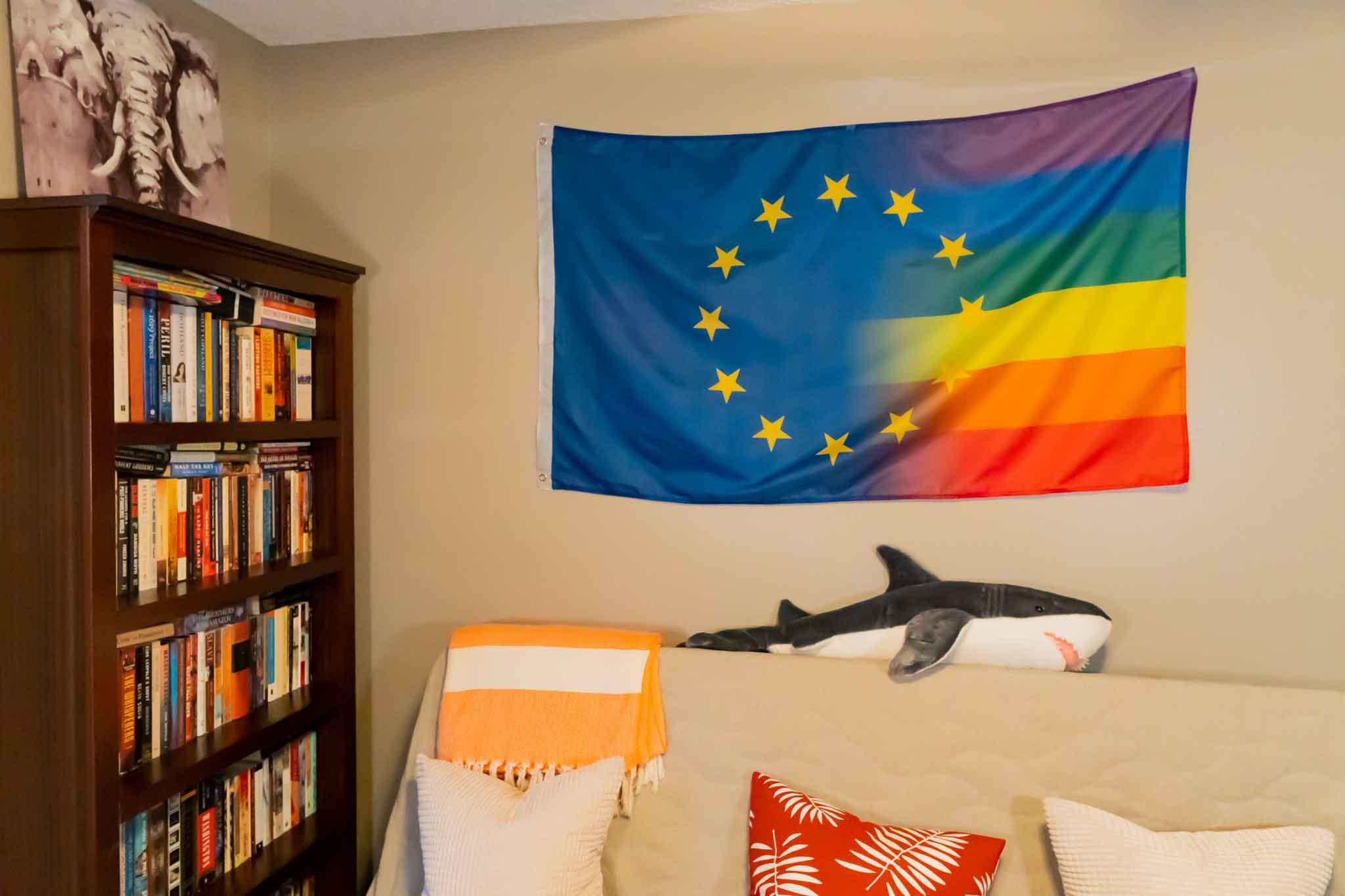 European Union LGBTQ+ Pride Flag - Sapphic Society