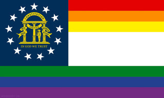 Georgia LGBTQ+ Pride Flag - Sapphic Society