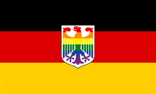 Germany LGBTQ+ Pride Flag - Sapphic Society