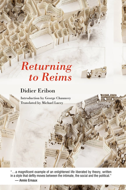 Returning to Reims by Eribon, Didier