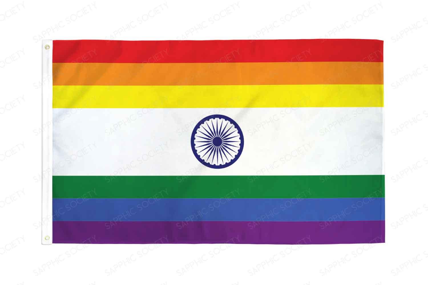 India LGBTQ+ Pride Flag - Sapphic Society