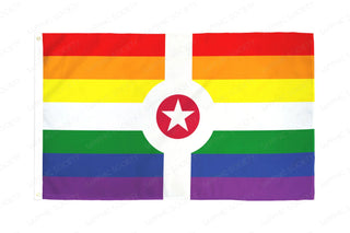 Indianapolis LGBTQ+ Pride Flag - Sapphic Society