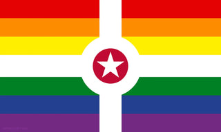 Indianapolis LGBTQ+ Pride Flag - Sapphic Society