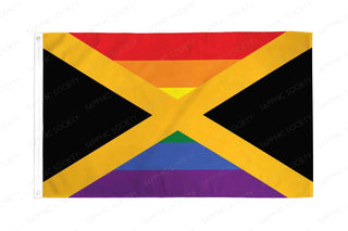 Jamaica LGBTQ+ Pride Flag - Sapphic Society