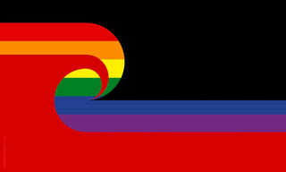 Maori Rangatiratanga LGBTQ+ Pride Flag - Sapphic Society