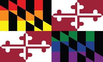 Maryland LGBTQ+ Pride Flag - Sapphic Society
