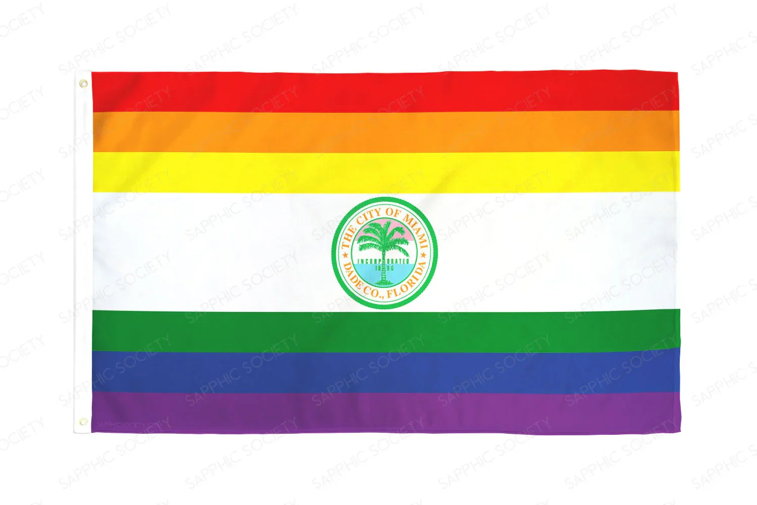 Miami LGBTQ+ Pride Flag - Sapphic Society