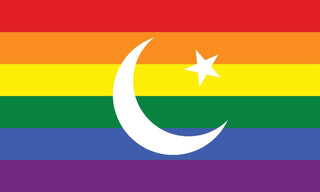 Muslim Arab LGBTQ+ Pride Flag - Sapphic Society