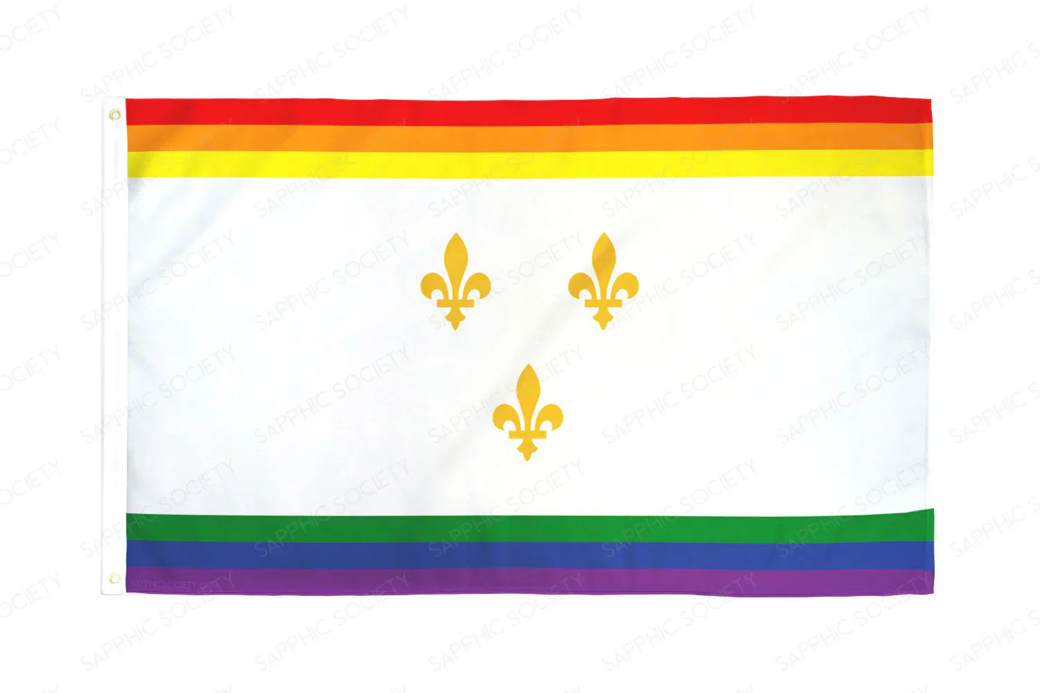 New Orleans LGBTQ+ Pride Flag - Sapphic Society