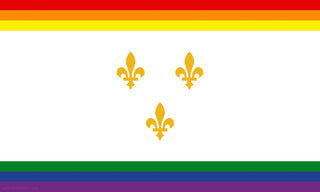 New Orleans LGBTQ+ Pride Flag - Sapphic Society