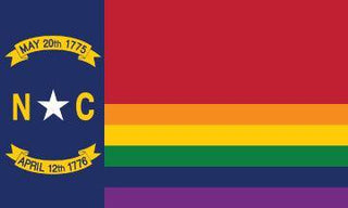 North Carolina LGBTQ+ Pride Flag - Sapphic Society