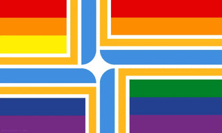 Portland LGBTQ+ Pride Flag - Sapphic Society