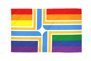 Portland LGBTQ+ Pride Flag - Sapphic Society