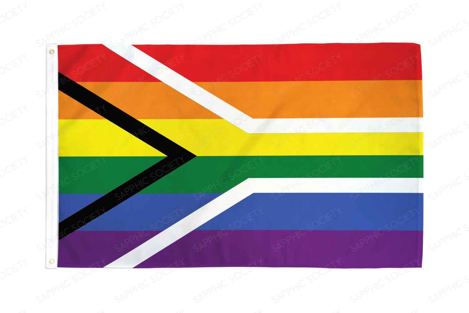 South Africa LGBTQ+ Pride Flag - Sapphic Society