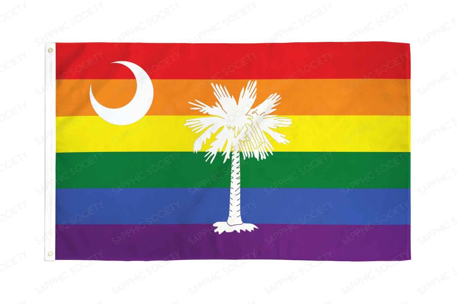 South Carolina LGBTQ+ Pride Flag - Sapphic Society