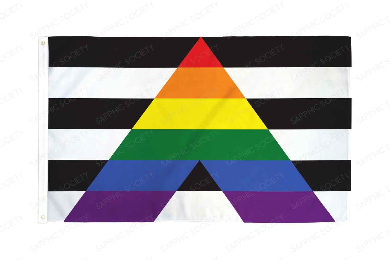 Straight Ally Pride Flag - Sapphic Society