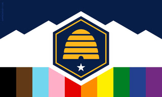 Utah LGBTQ+ Pride Flag - Sapphic Society