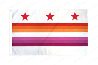 Washington D.C. Lesbian Pride Flag - Sapphic Society